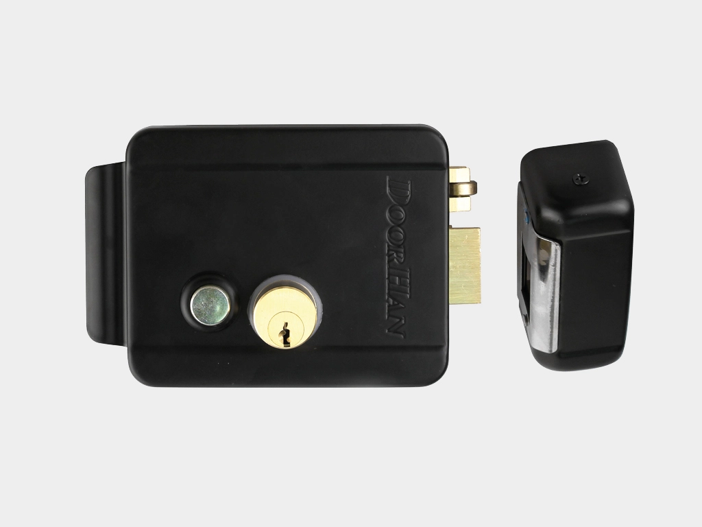 Комплект замка электромеханического серии dh-lock-kit (dh-замок-комплект)т накладного типа для калиток.