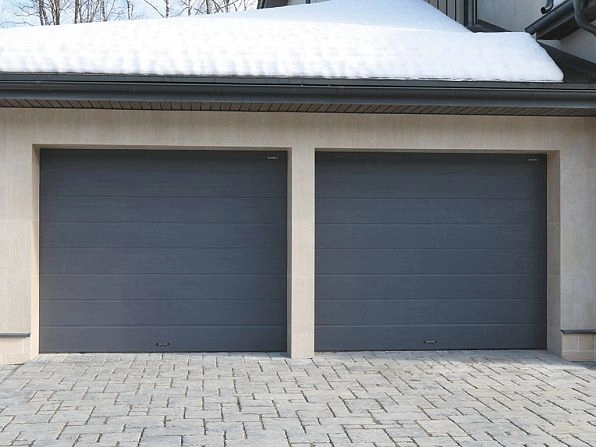 Секционные ворота 2500х2050 мм антрацитовые DoorHan rsd02, lyubertsy.doorhan.ru